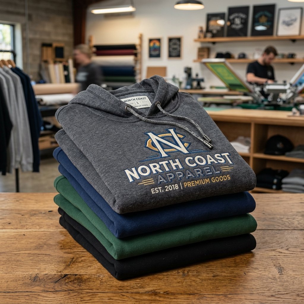 Custom Embroidered Hoodies Showcase
